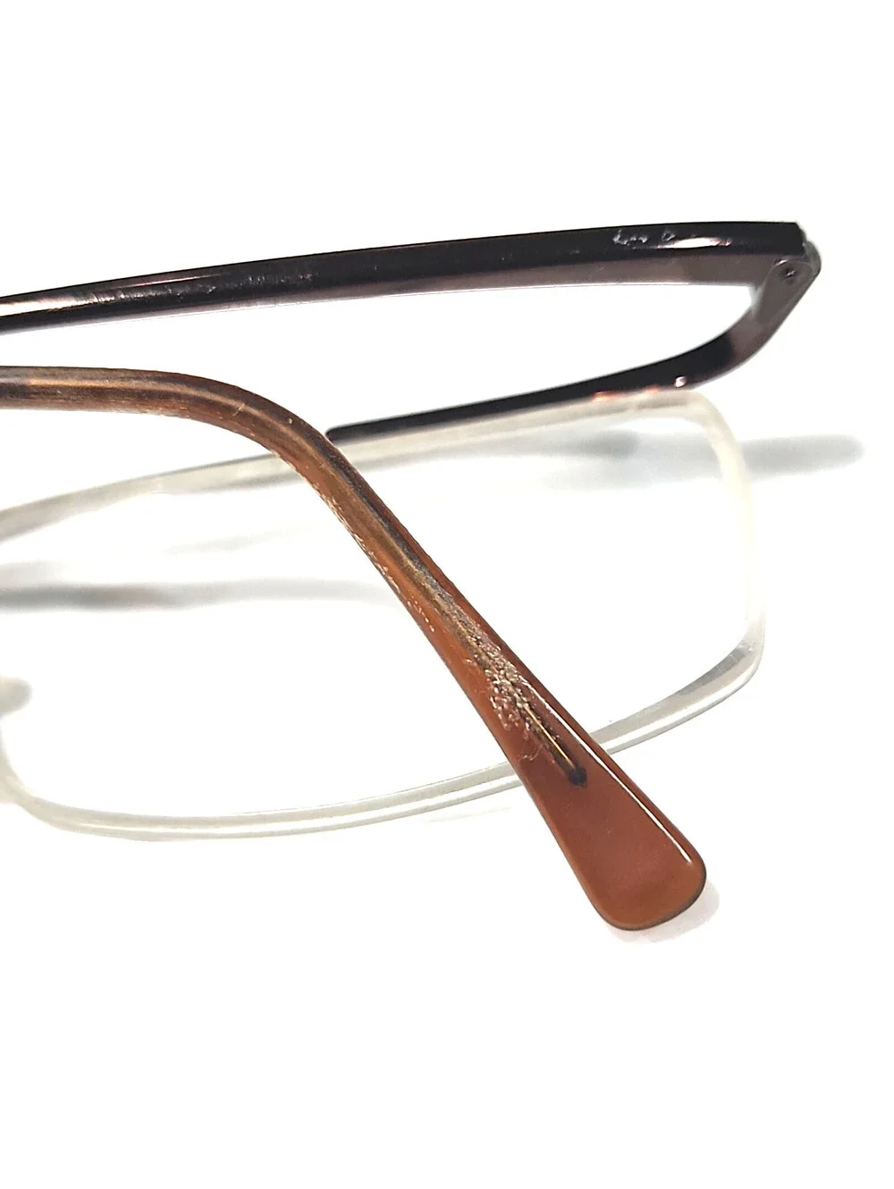 Ray Ban RB6046 2511 Brown Rectangle Eyeglasses 52-18 135 LWA